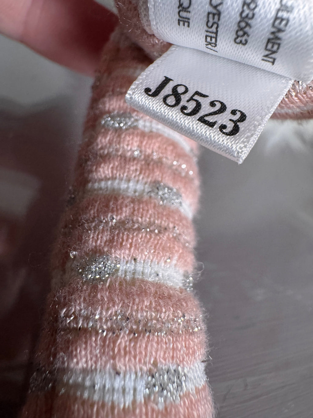 Jellycat Shimmer Stocking Bunny