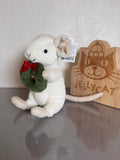 Jellycat Merry Mouse With Wreath