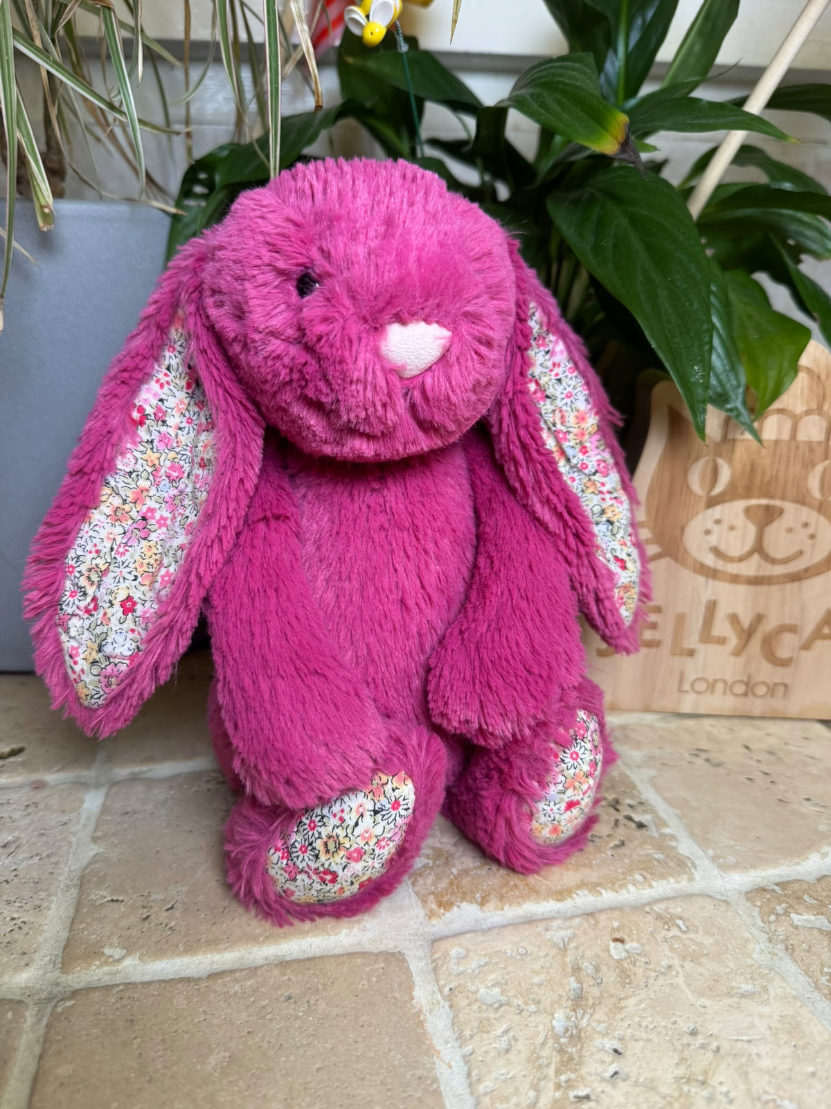 Jellycat Medium Rose Blossom Bunny || UK Exclusive