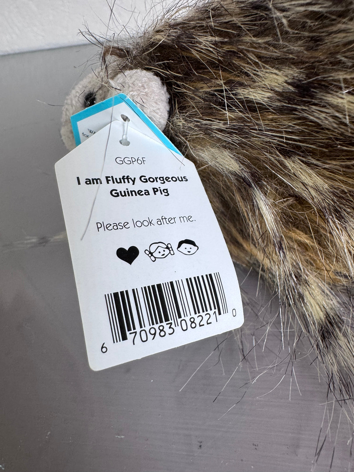 Jellycat Fluffy Gorgeous Guinea Pig