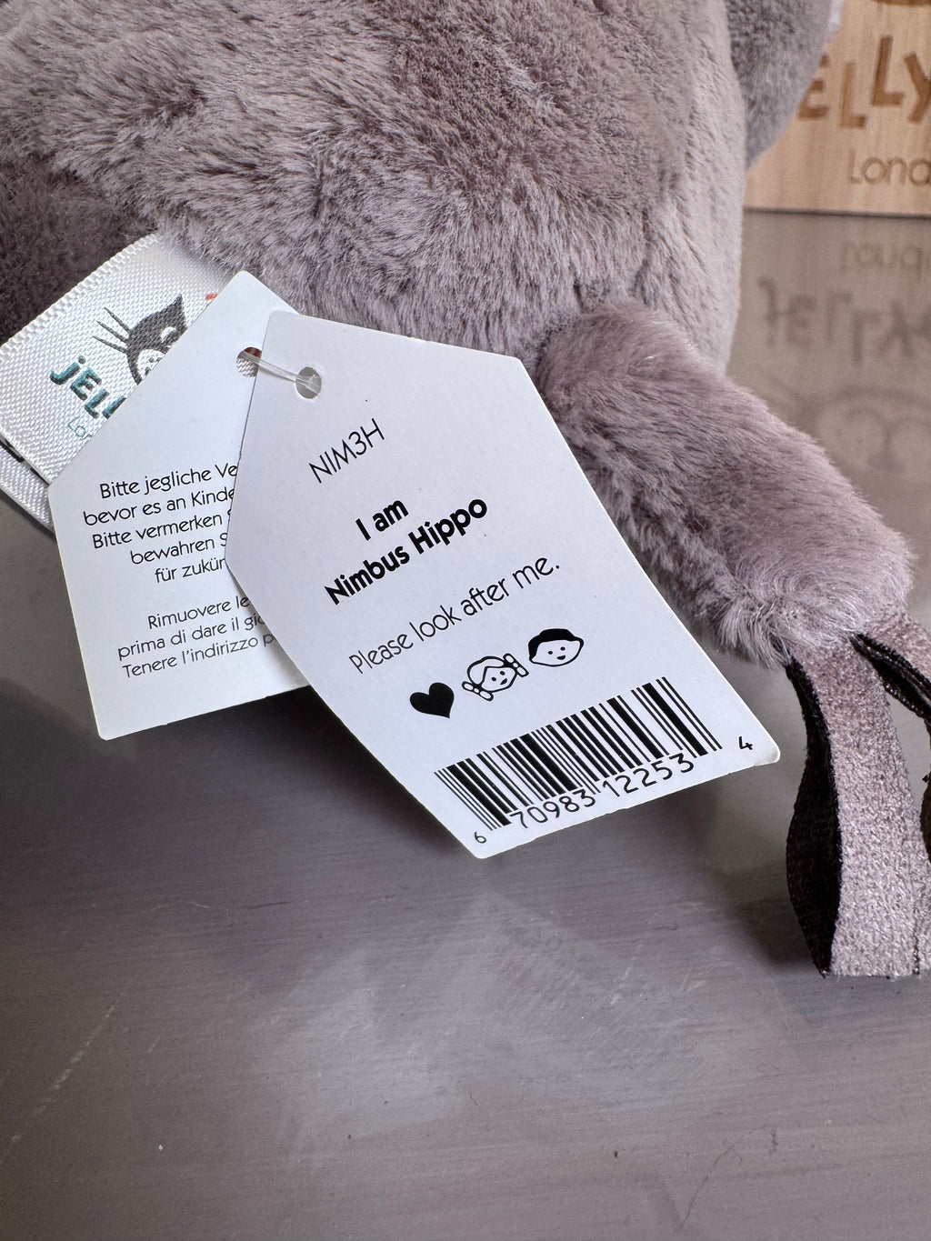 Jellycat Nimbus Hippo
