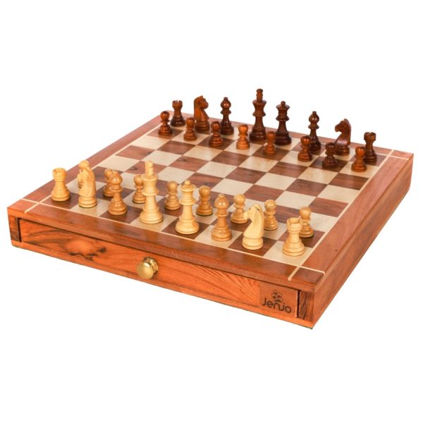 Chess & Checkers Wooden Game Set