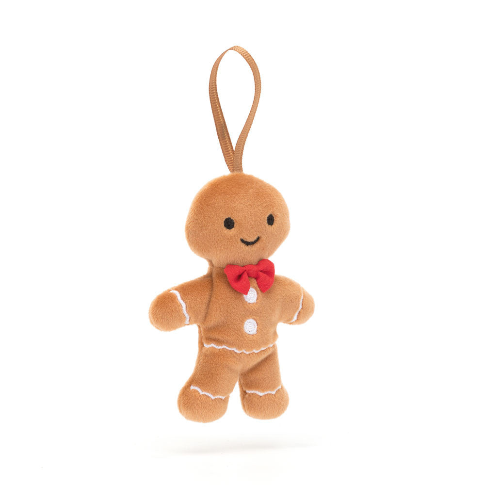 Jellycat Festive Folly Christmas Gingerbread Fred 10cm