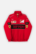 Vintage Scuderia Red Ferrari Jacket