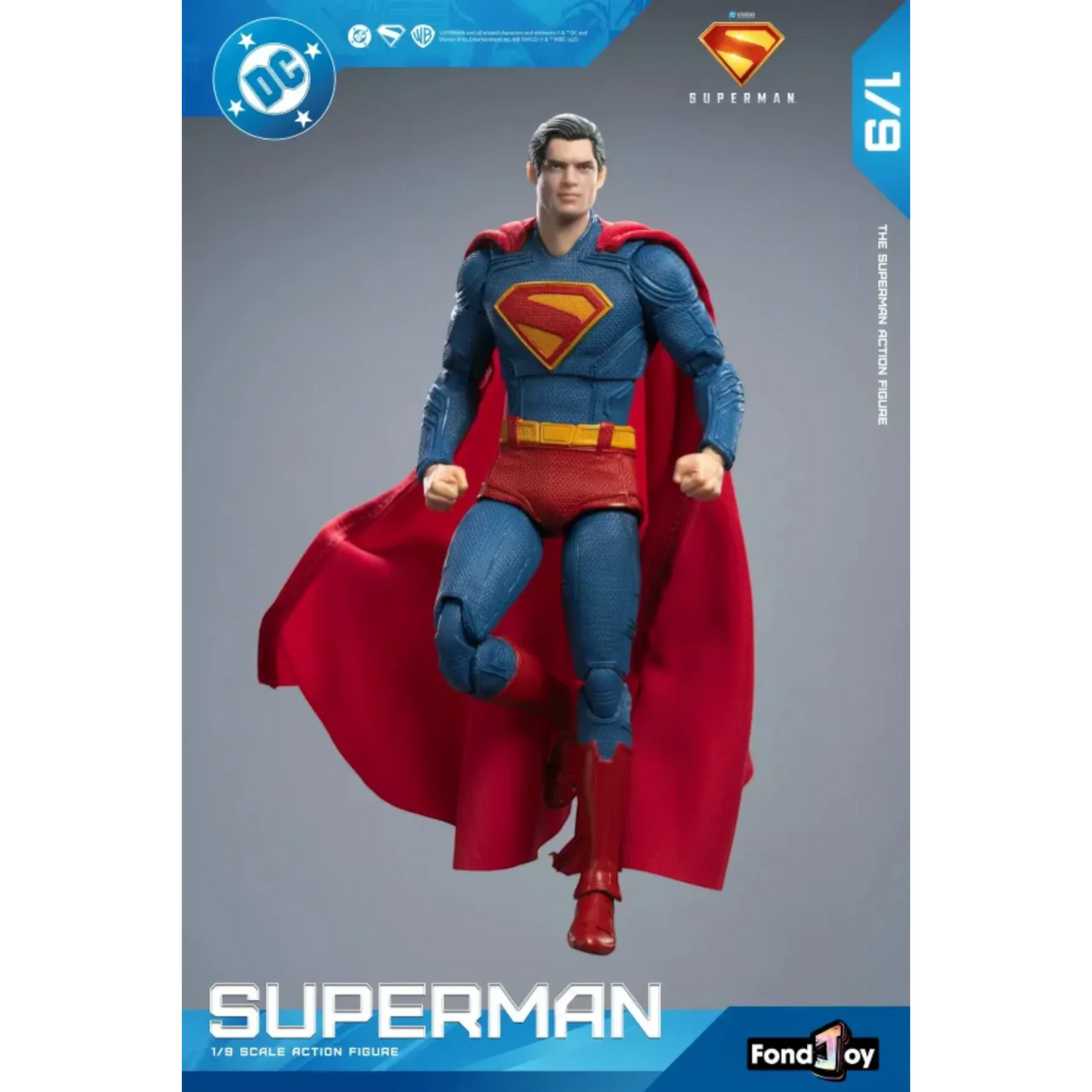 FondJoy Superman 2025 Deluxe Edition With Crypto Action Figure