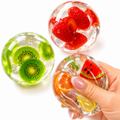 Coconut Oil Fruit Squishy -  3 Pack