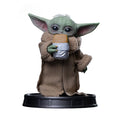 Grogu Food Cart Snack Statue - Iron Studios Mandalorian and Grogu Collection