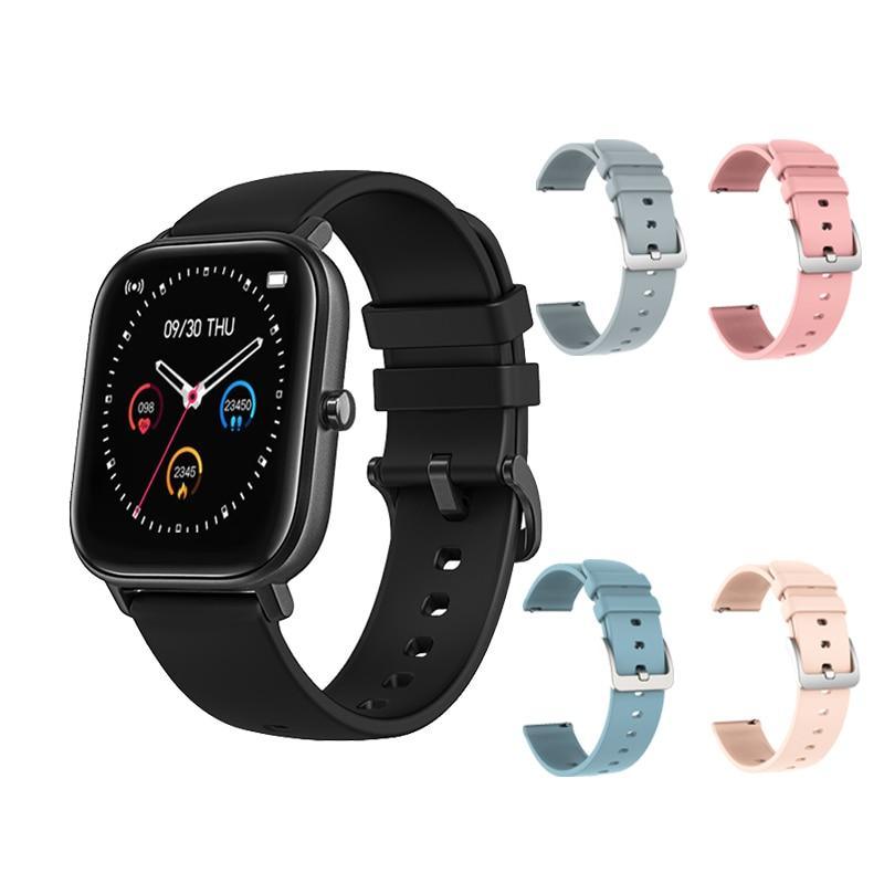 Modern Unisex Smartwatch Heart Rate Sleep Monitor Extra Straps