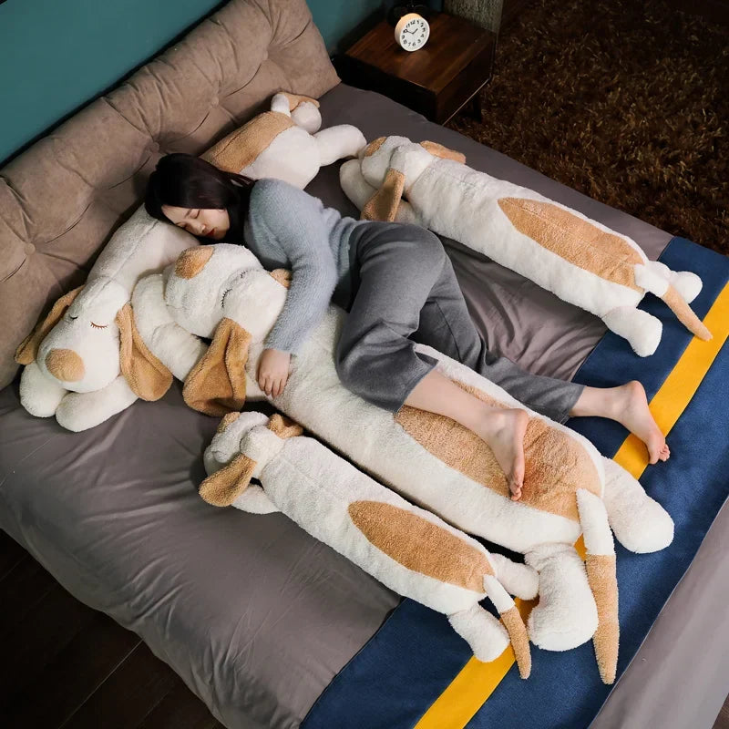 Extra-Large Adorable Fluffy Spotty Dog Stuffed Animals