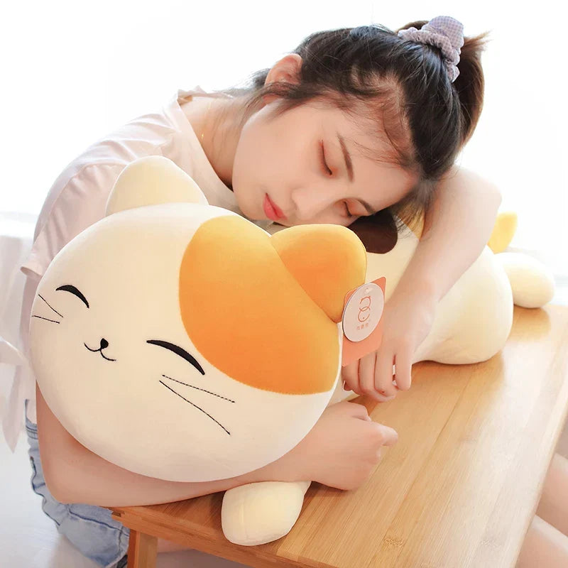 Adorable Kawaii Neeko Spotted Ginger Cat Plush Toy