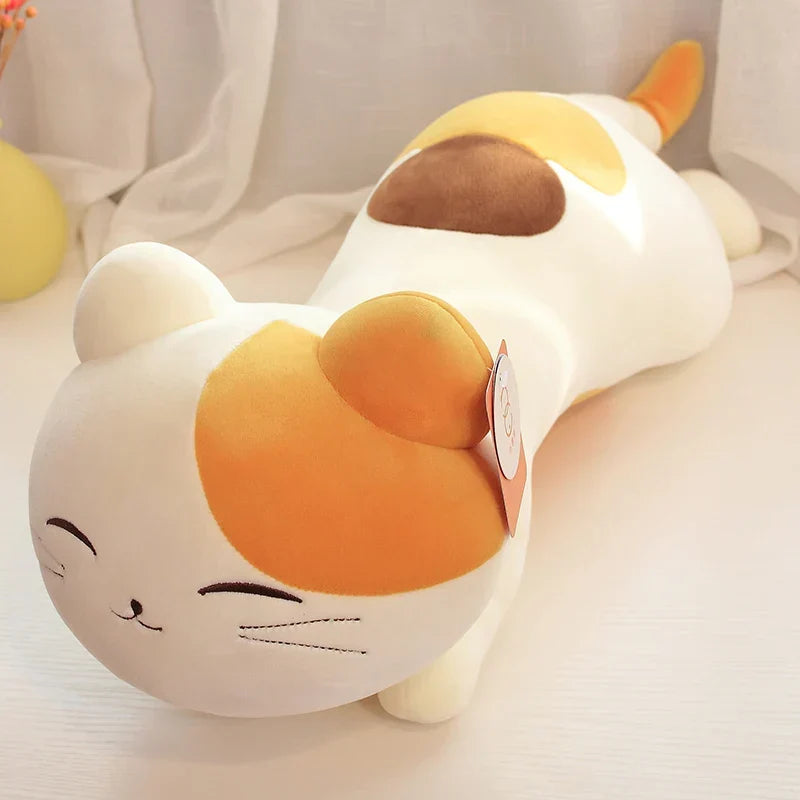 Adorable Kawaii Neeko Spotted Ginger Cat Plush Toy