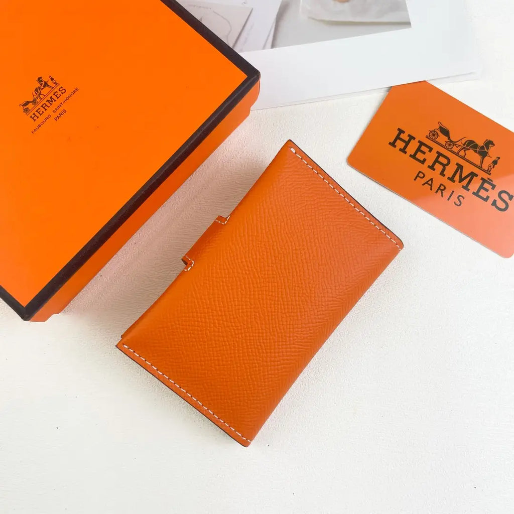 Luxury HRMS Calfskin Card Holder