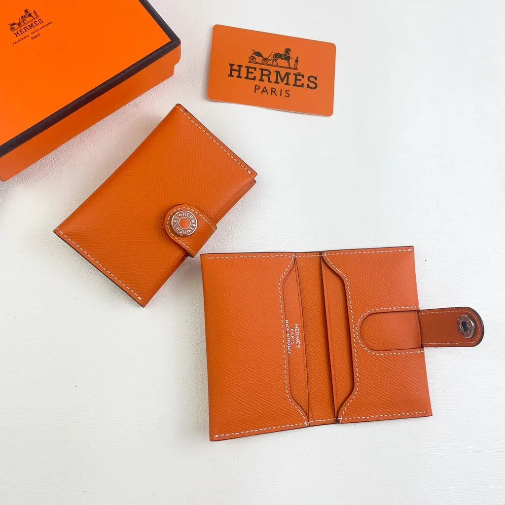 Luxury HRMS Calfskin Card Holder