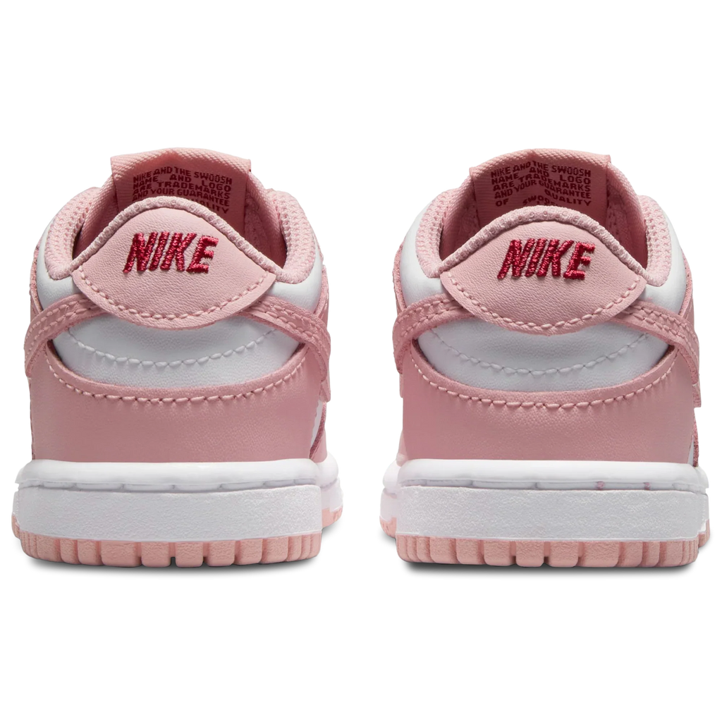 Nike Women's Dunk Low - White/Pomegranate