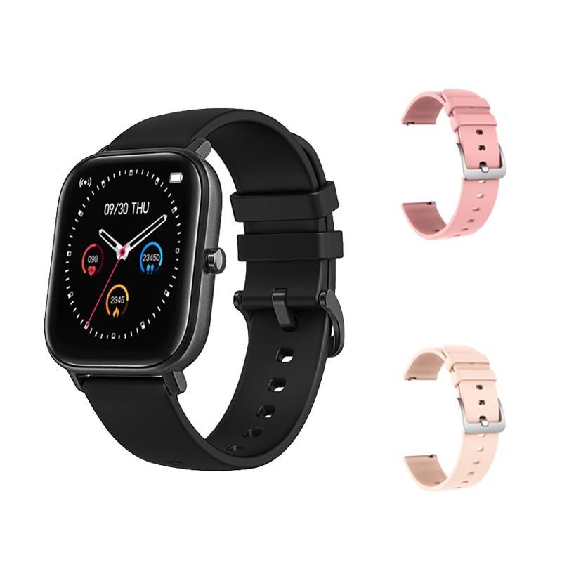 Modern Unisex Smartwatch Heart Rate Sleep Monitor Extra Straps