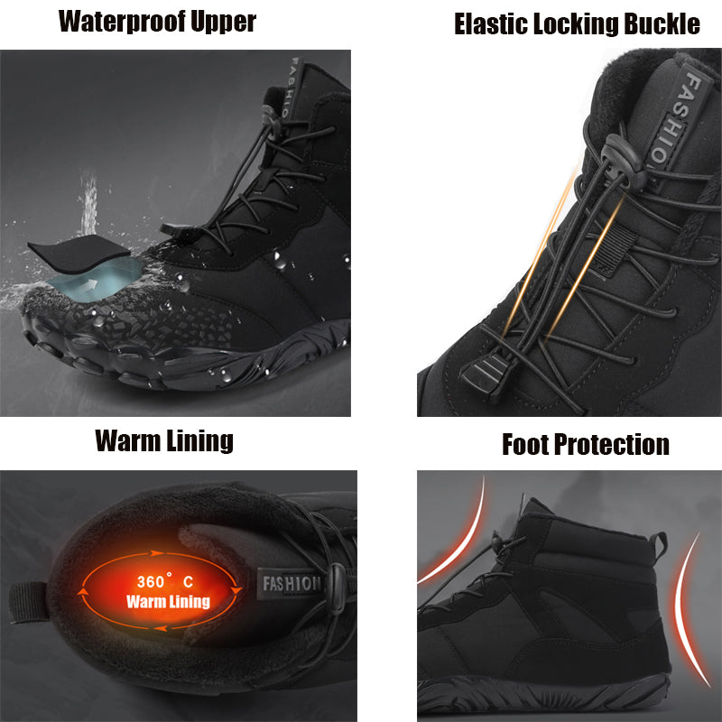 Bronoir™ Fleece Pro – Winter-Barfußschuhe