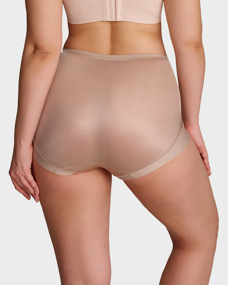 High-Waist Cross Compression Shaping Panties （6 Pack）