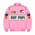 Pink Racing Jacket Ferrari – Vintage F1 Streetwear