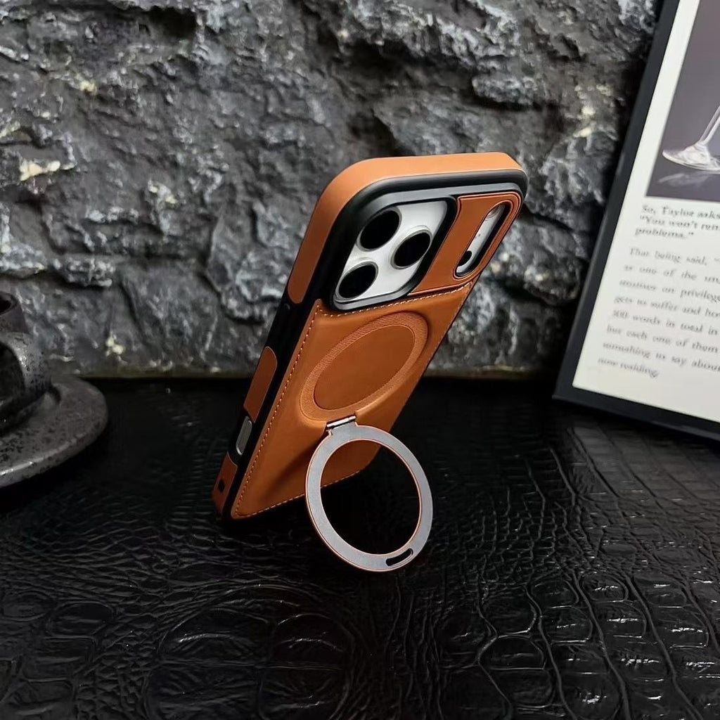 Luxurious Invisible Stand Phone Case For iPhone 12-18 Pro & Pro Max