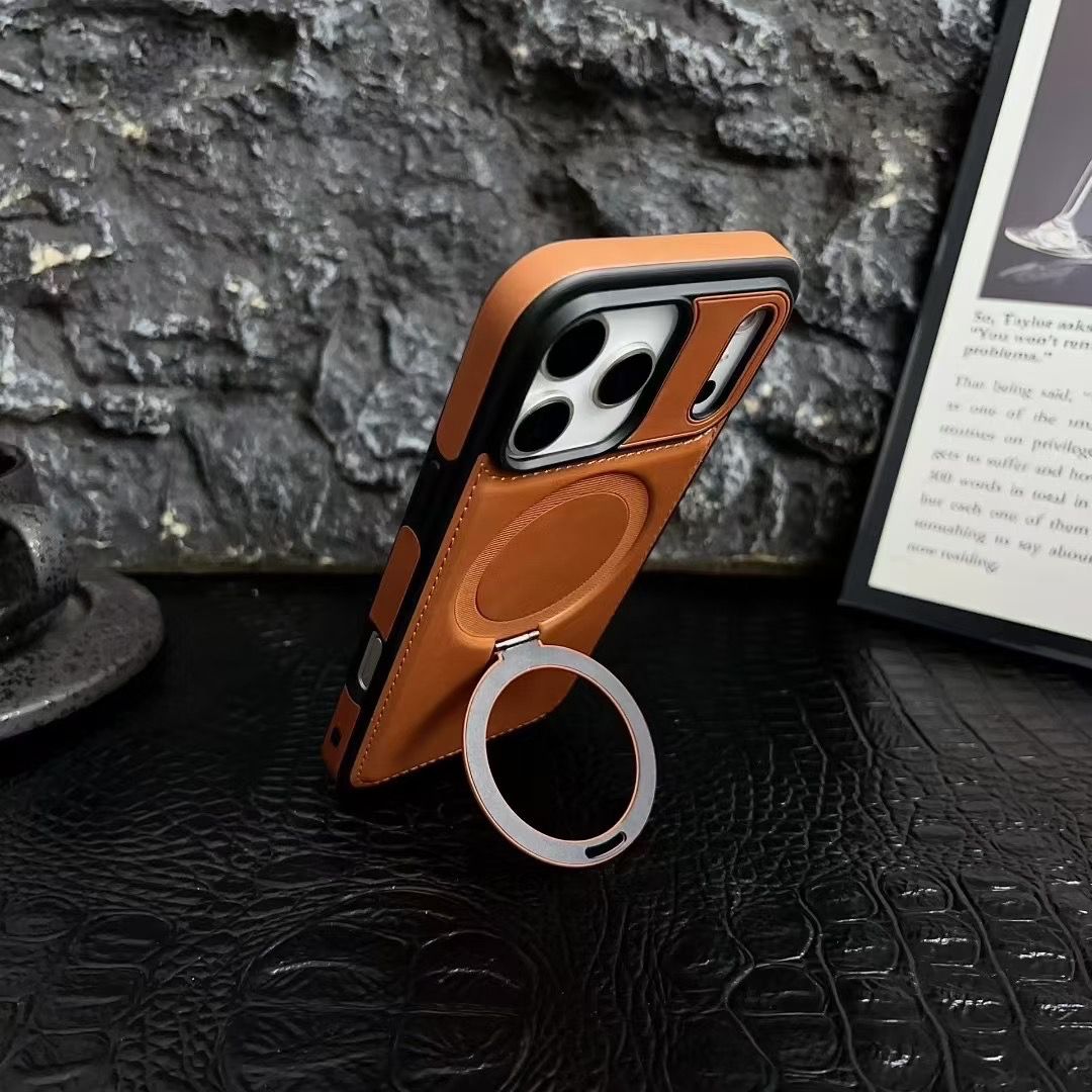 Luxurious Invisible Stand Phone Case For iPhone 12-18 Pro & Pro Max