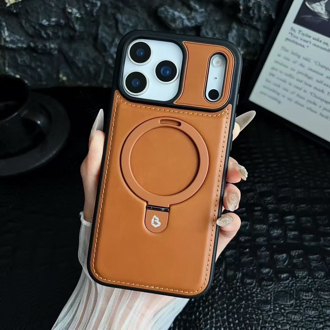 Luxurious Invisible Stand Phone Case For iPhone 12-18 Pro & Pro Max