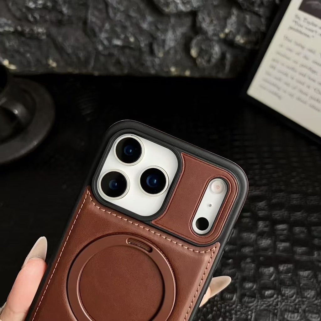 Luxurious Invisible Stand Phone Case For iPhone 12-18 Pro & Pro Max