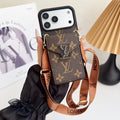 Leather Wallet Card Holder Phone Case for iPhone 12-18 Pro & Pro Max
