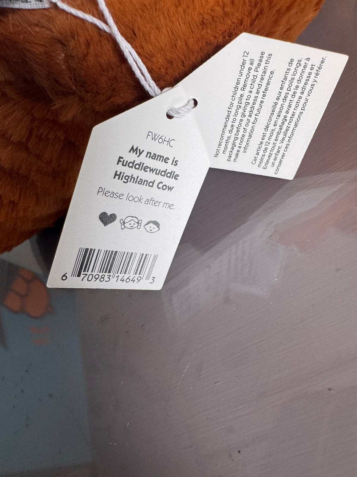 Jellycat Fuddlewuddle Highland Cow | Medium
