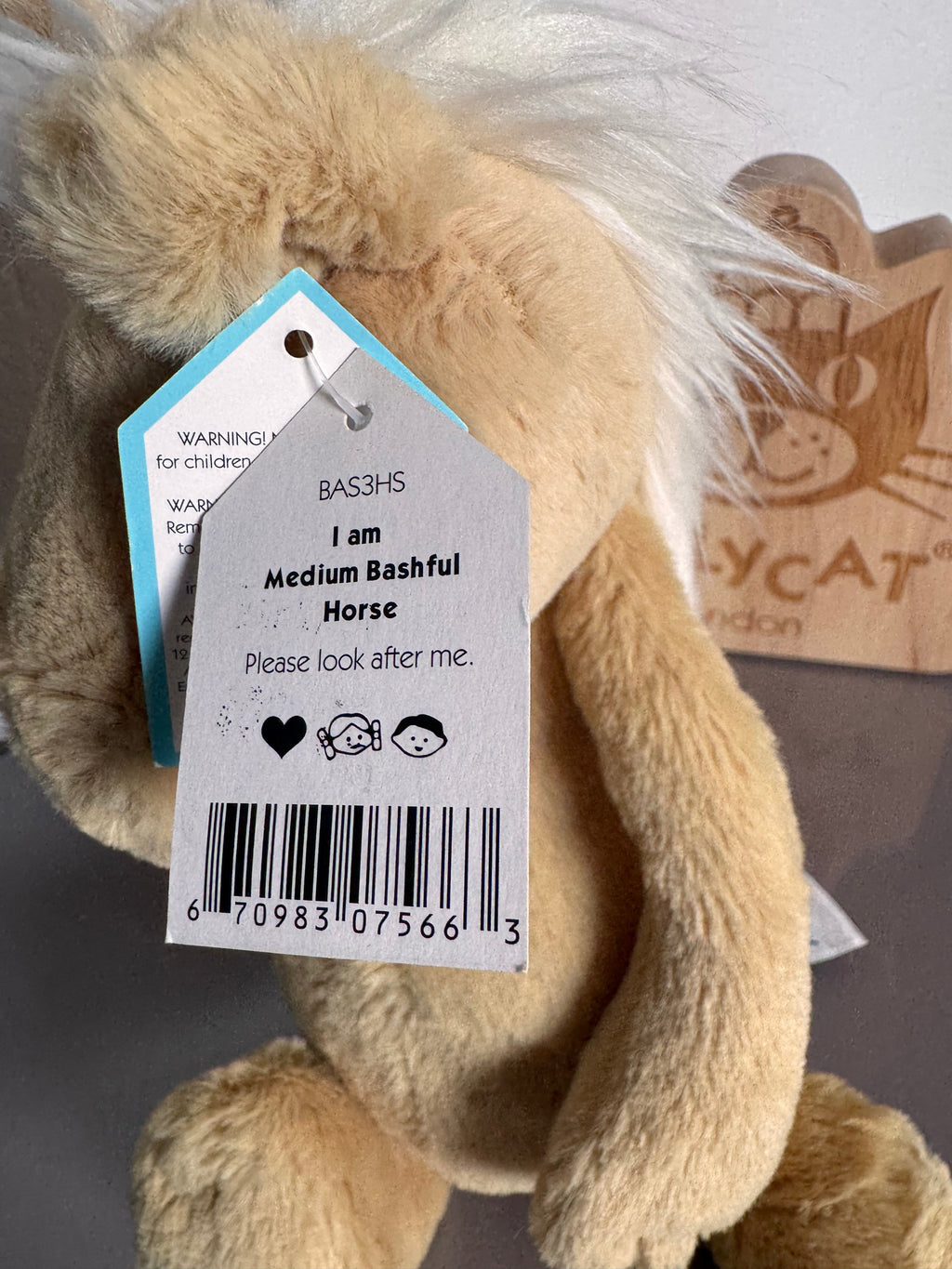 Jellycat Medium Bashful Horse