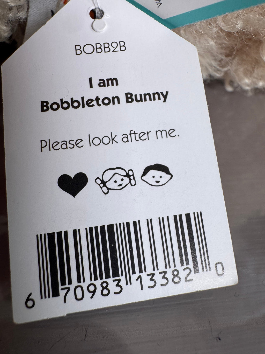 Jellycat Bobbleton Bunny