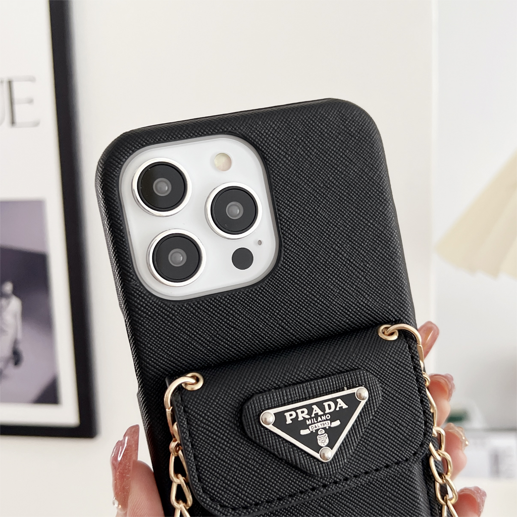 Luxuriöse PRD-Ledertasche für Phone 12-18 Pro & Pro Max