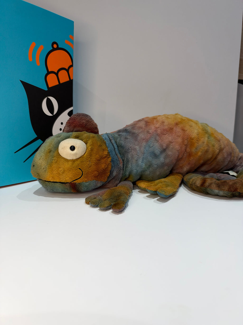 Jellycat Lying Colin Chameleon | Preloved