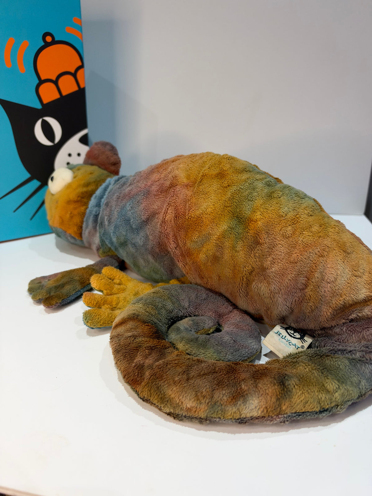 Jellycat Lying Colin Chameleon | Preloved