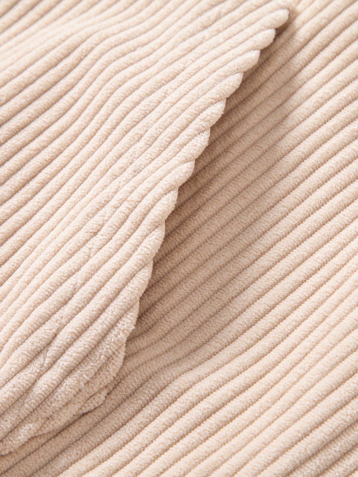 Corduroy Hoodie With Kangaroo Pocket