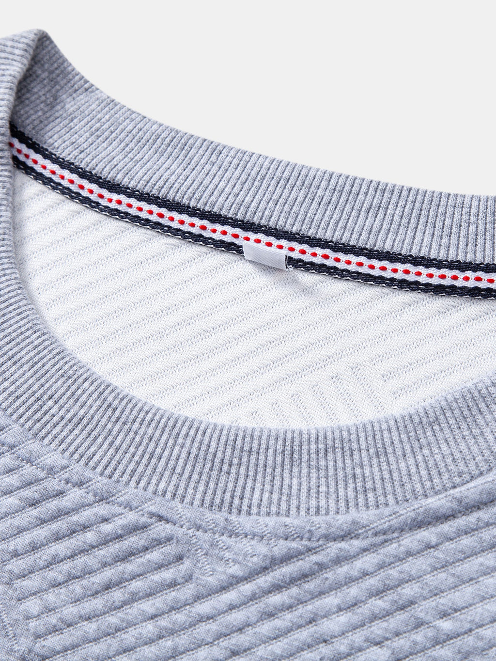 Relaxed Fit Stripe Jacquard Sweatshirt