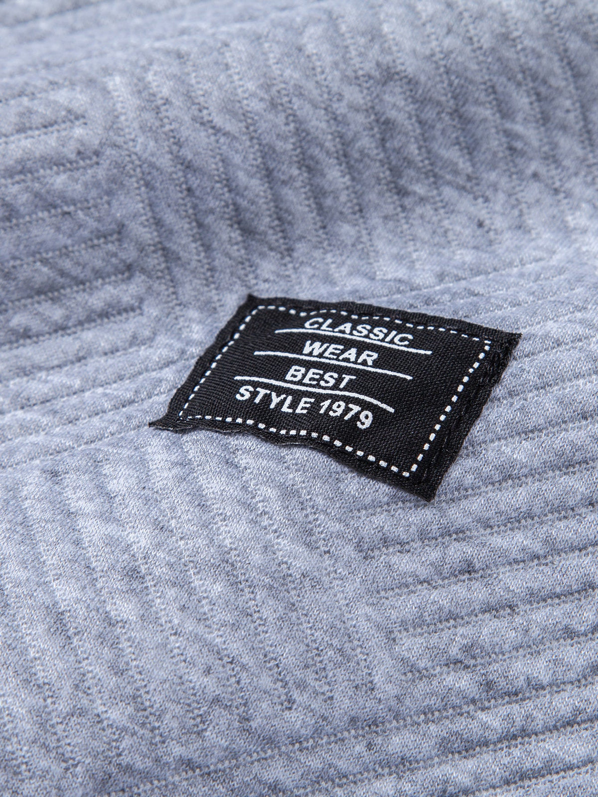Relaxed Fit Stripe Jacquard Sweatshirt
