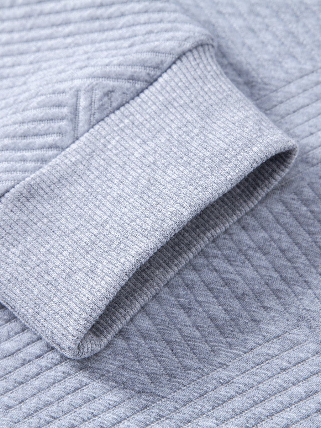 Relaxed Fit Stripe Jacquard Sweatshirt