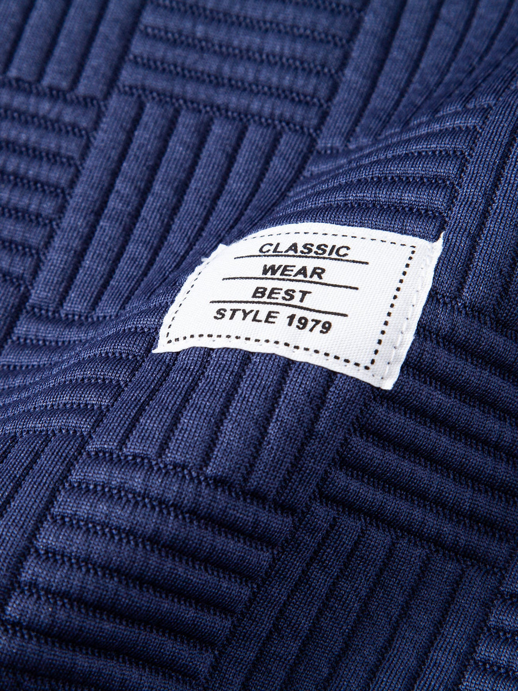 Relaxed Fit Stripe Jacquard Sweatshirt