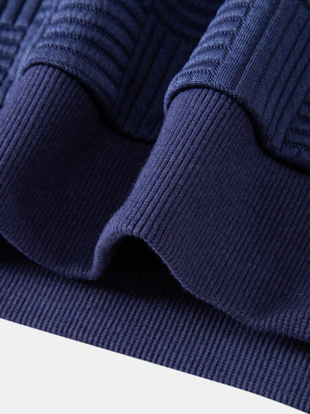Relaxed Fit Stripe Jacquard Sweatshirt