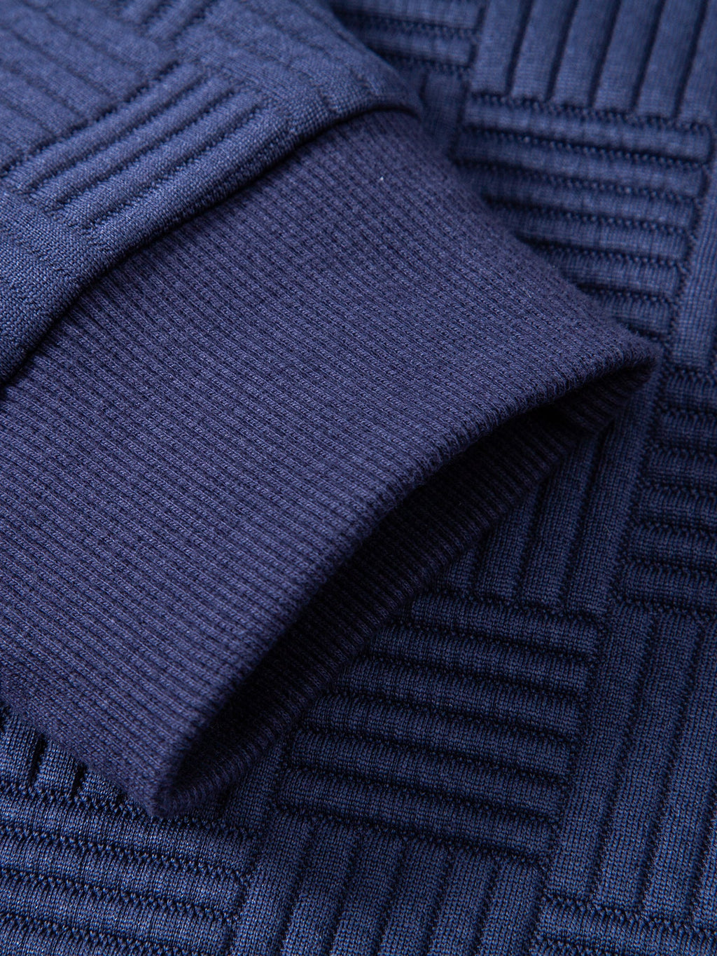 Relaxed Fit Stripe Jacquard Sweatshirt
