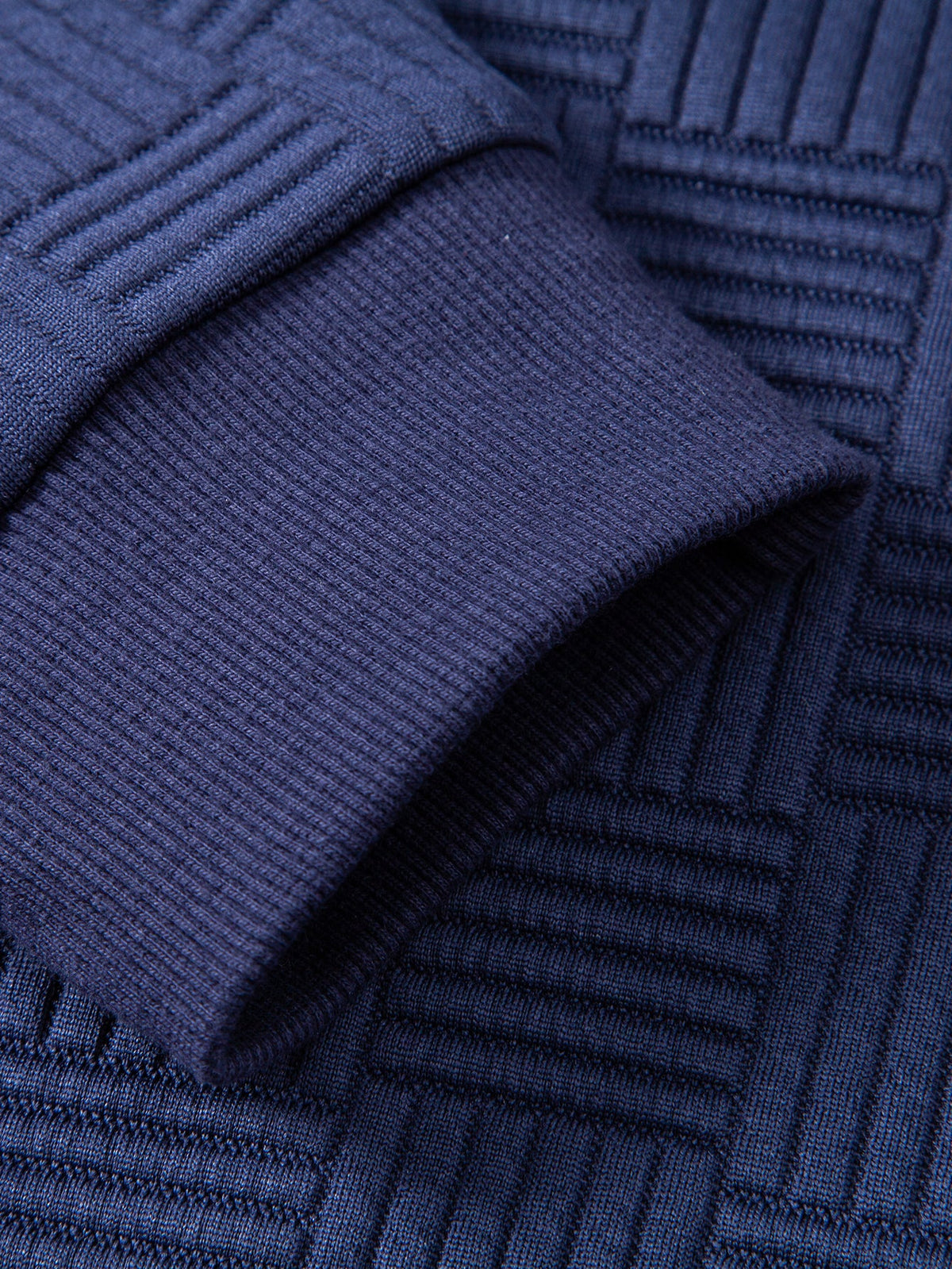 Relaxed Fit Stripe Jacquard Sweatshirt