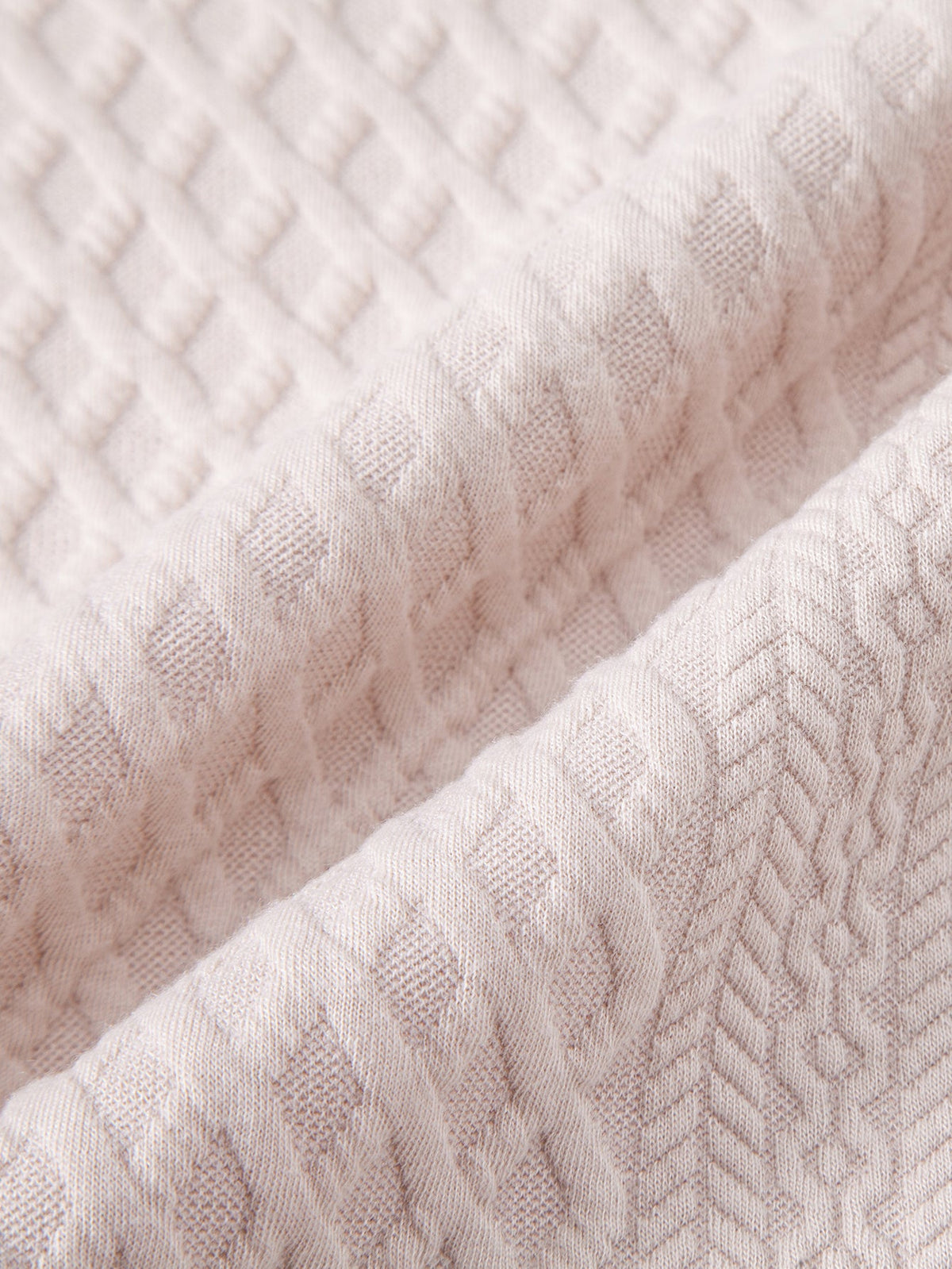 Relaxed Fit Geometry Jacquard Sweatshirt