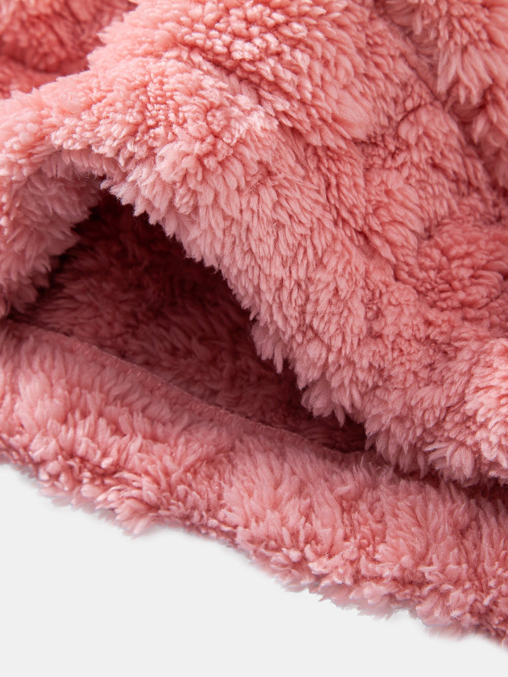Geometry Jacquard Teddy Hoodie