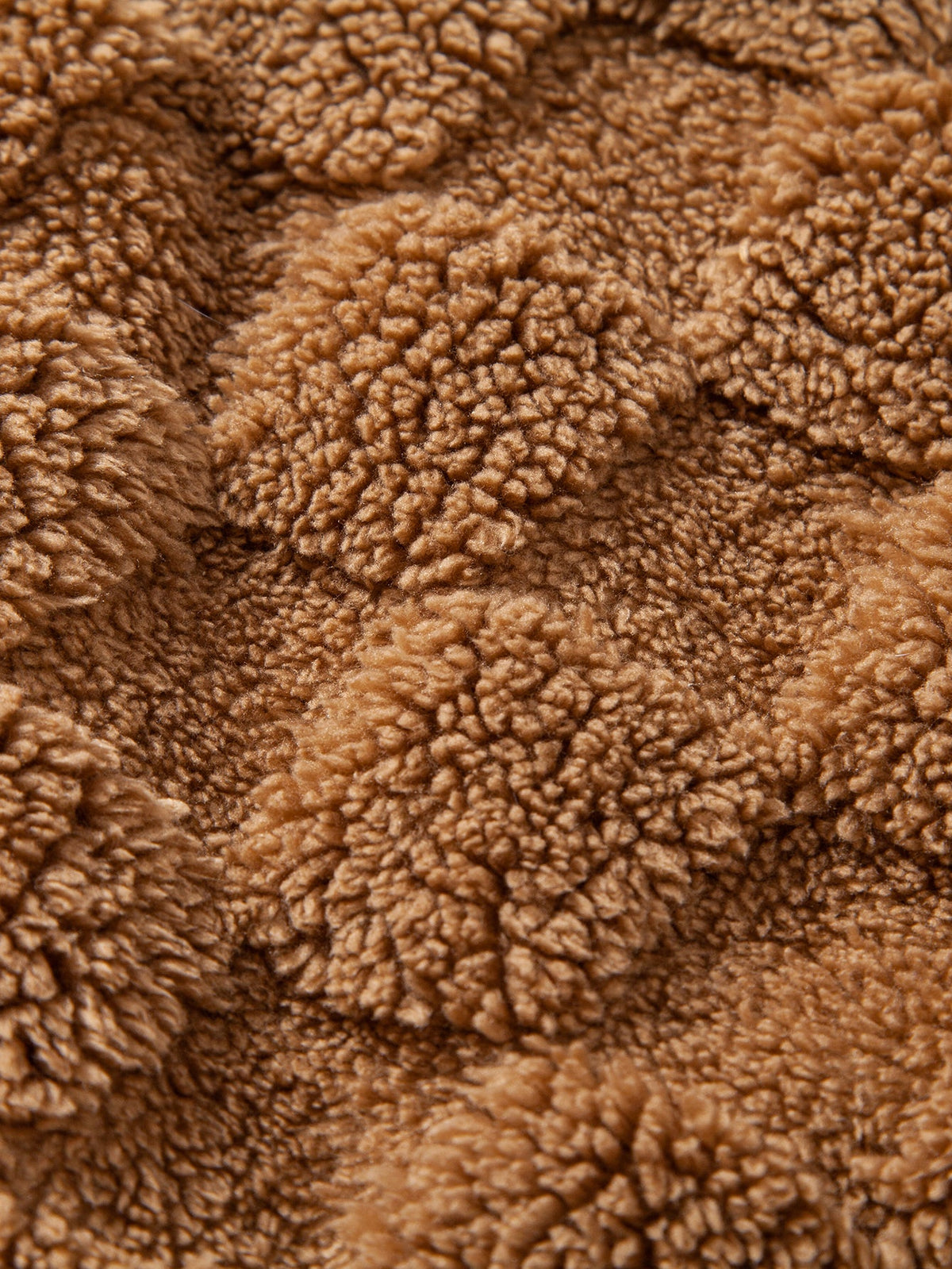 Teddy-Kapuzenjacke mit Schachbrettmuster