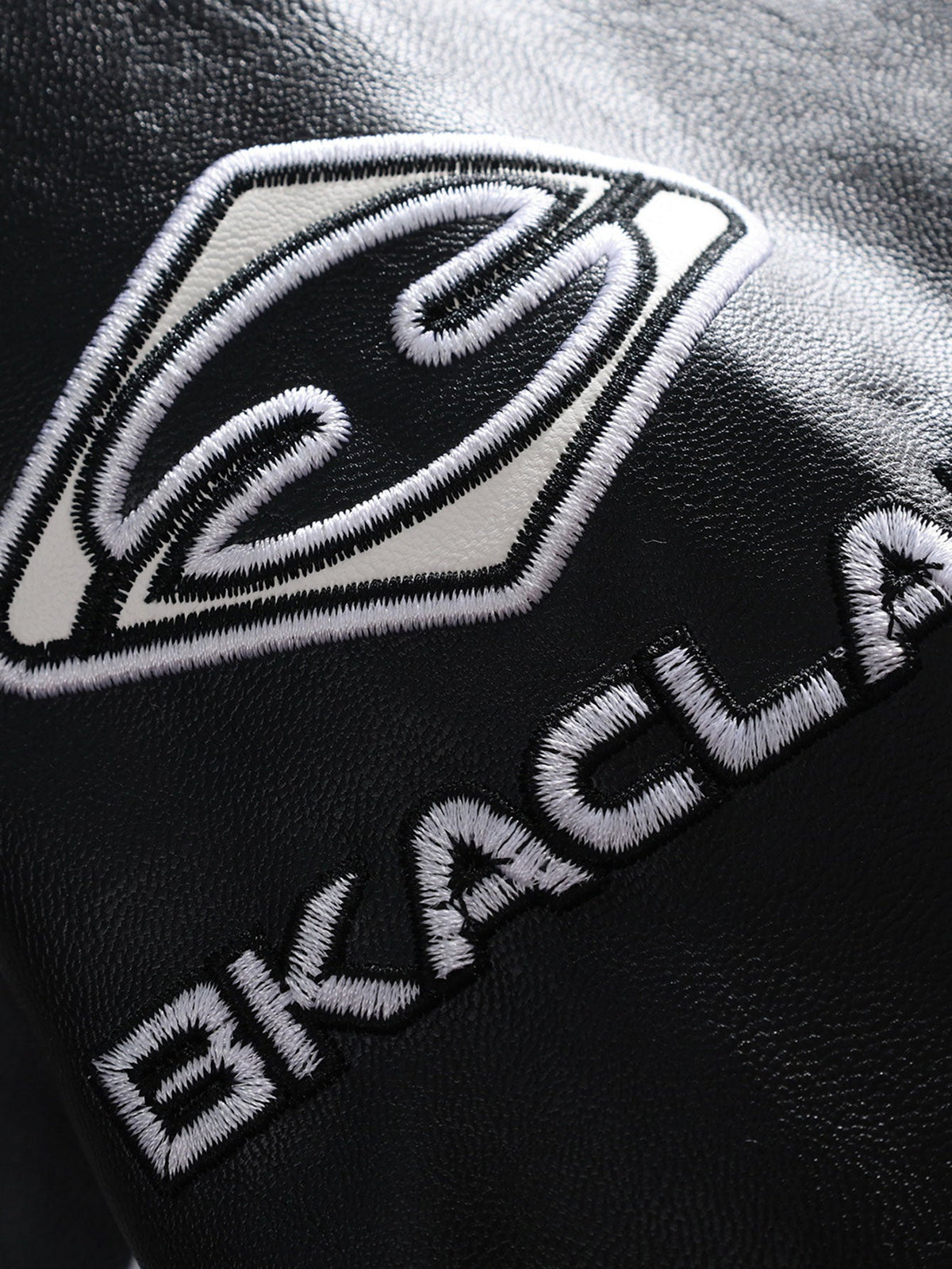 Black Air Leather Racing Jacket