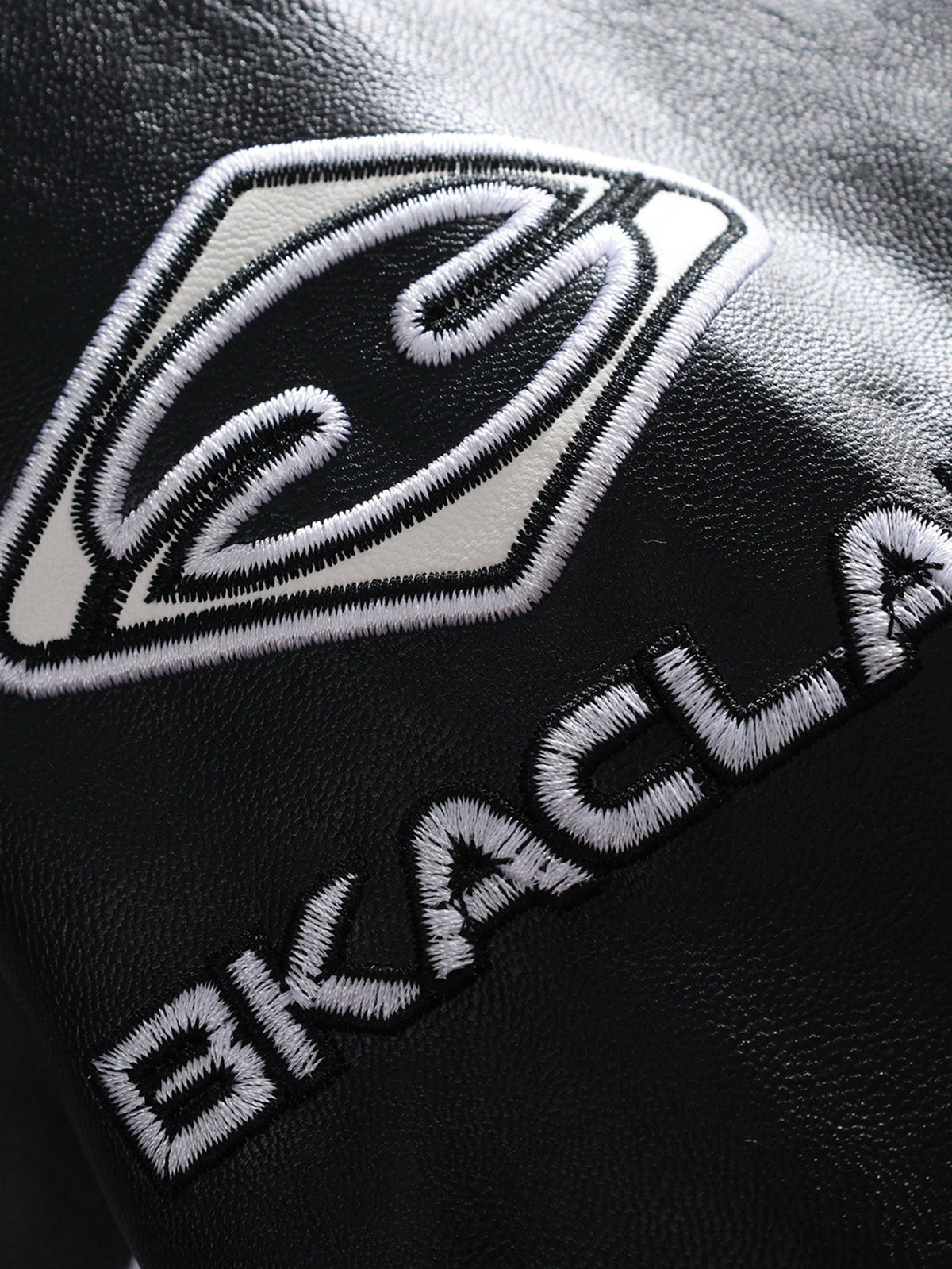 Black Air Leather Racing Jacket