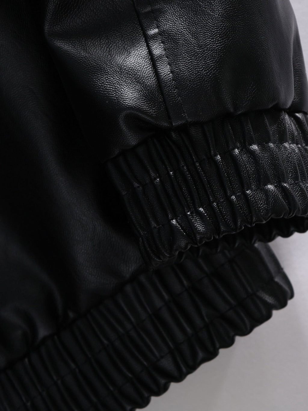 Black Air Leather Racing Jacket