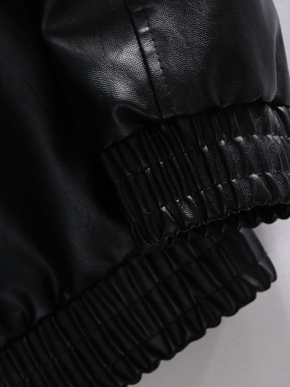 Black Air Leather Racing Jacket