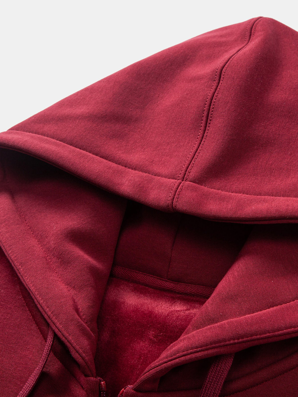 Kapuzenjacke mit Reißverschluss, Herzmuster und Plüschfutter