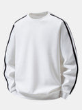 Contrast Stripe Raglan Sweatshirt